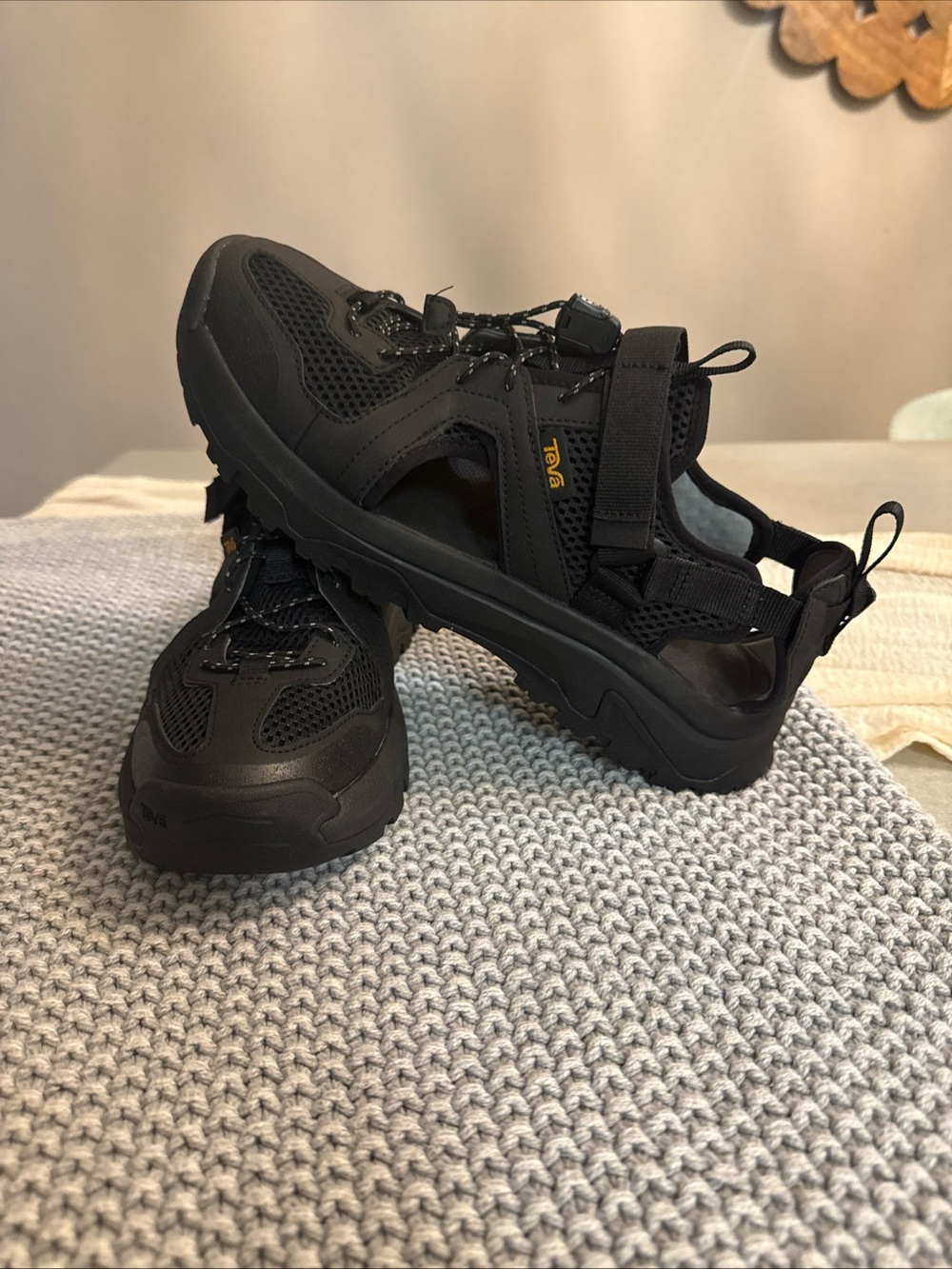 Teva Kids Black Trail Sandal-Sneaker